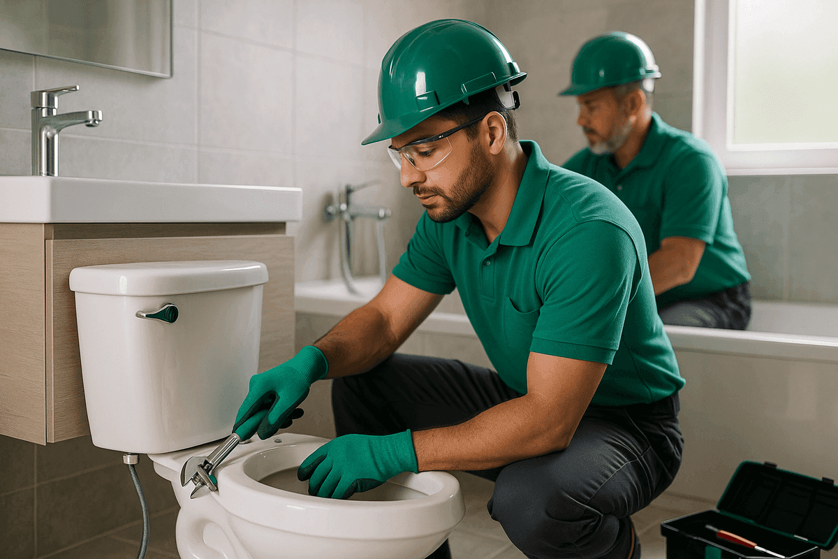 Bathroom Plumbing service by A.C.T. Plumbing