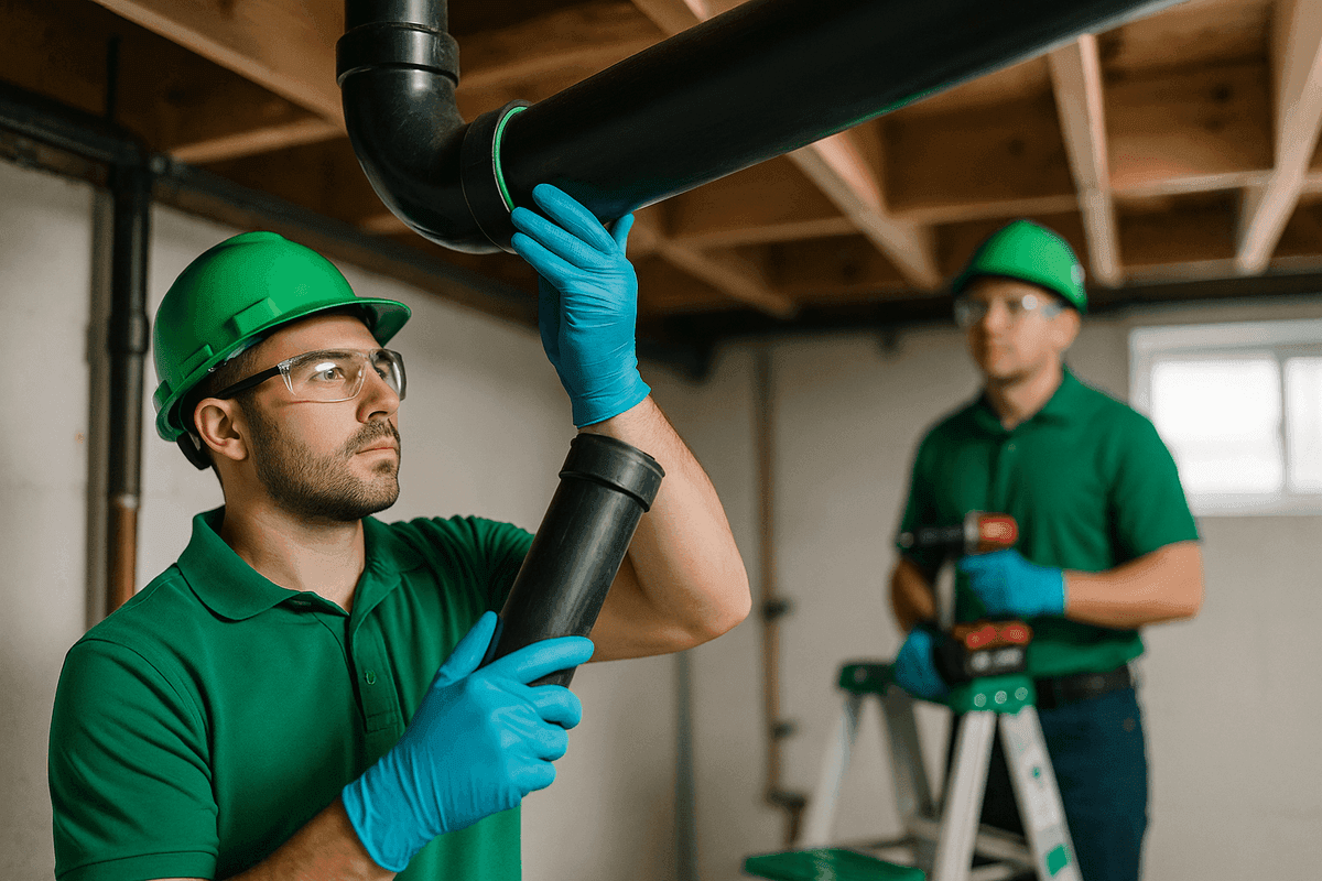 Pipe Installation service by A.C.T. Plumbing